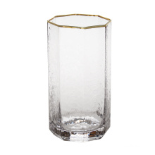 Highball Glass con borde de oro